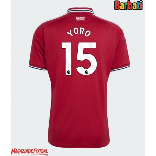 Manchester United Leny Yoro #15 Tricou Fotbal Replică 2026-27 Barbati Acasa Manchester United Leny Yoro #15 Tricou Fotbal Replică 2026-27 Barbati Acasa